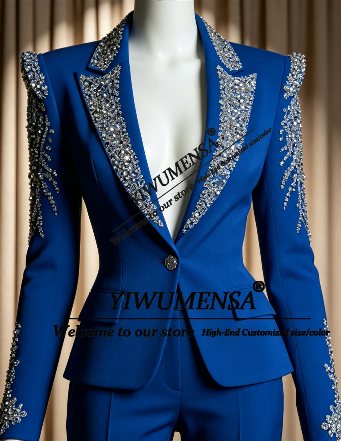 Women'S Formal Wear Suit - Lüks Kadın Takım Elbise 2 Parça