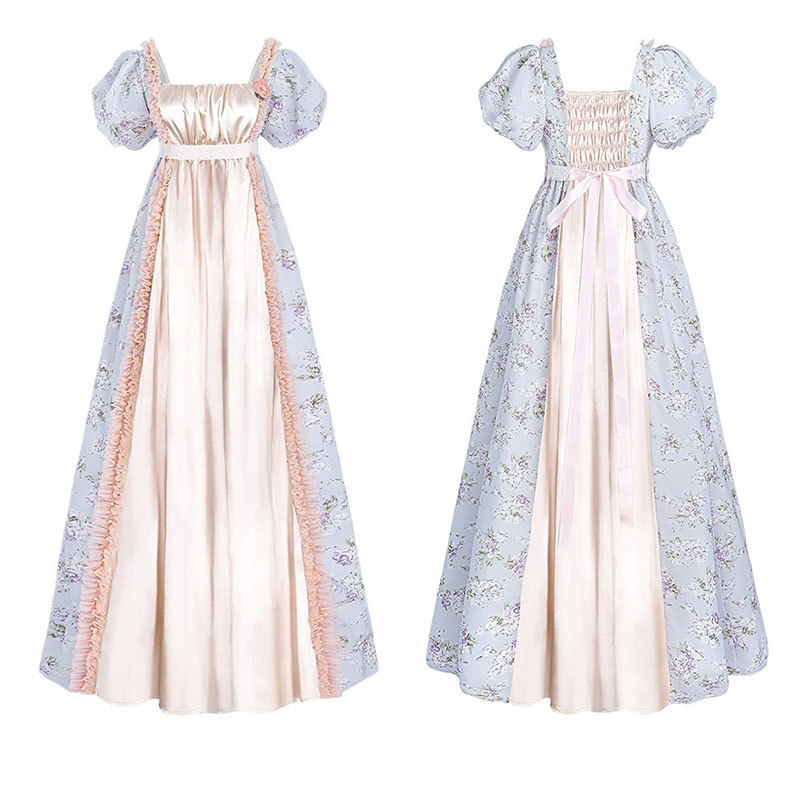 Victorian Women'S Formal Wear - Victoria balo elbisesi ortaçağ zarif yüksek