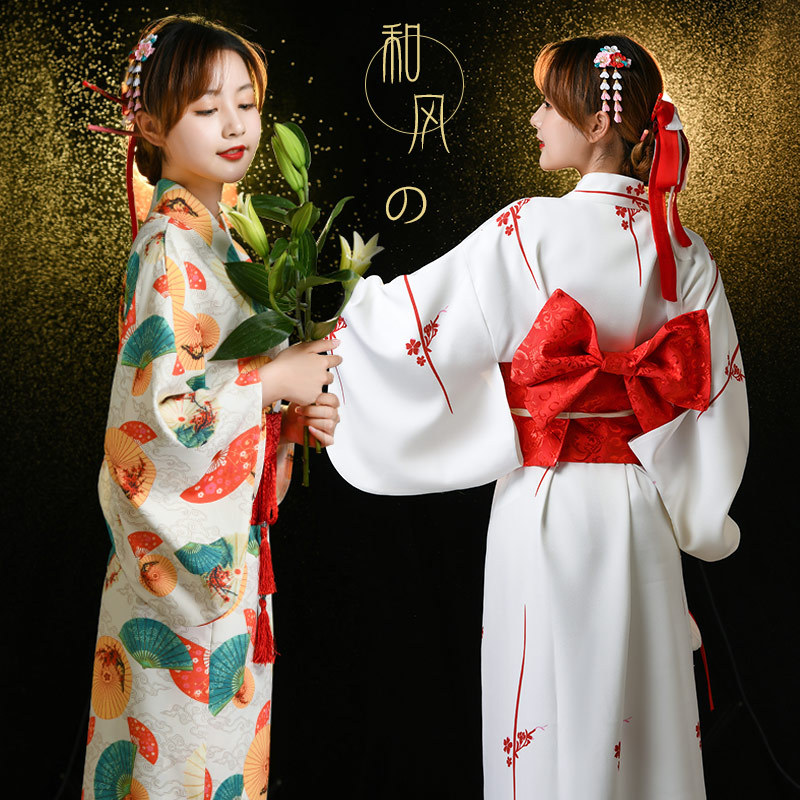 Women'S Formal Traditional Wear - Anime Cos Japon Tarzı Elbise Tanrı
