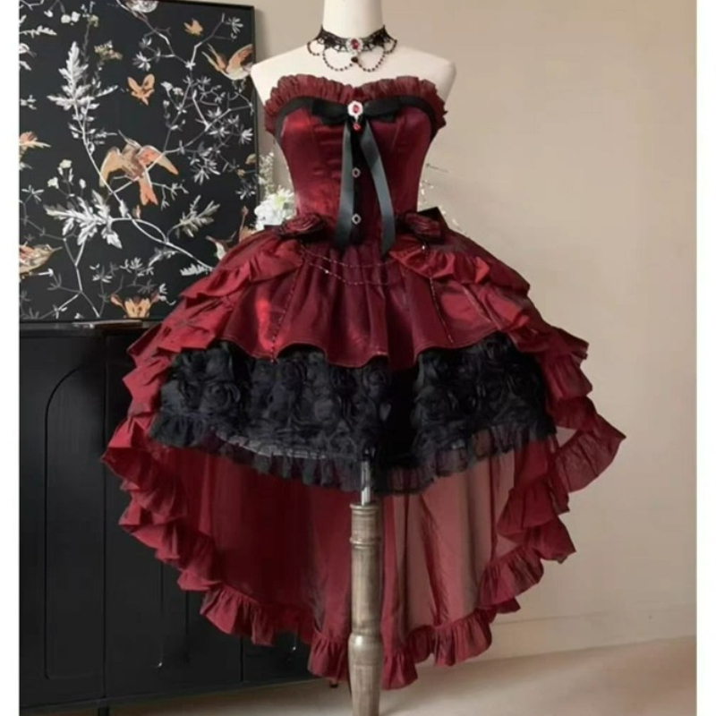 Victorian Women'S Formal Wear - Victoria tarzı tatlı zarif Lolita elbisesi