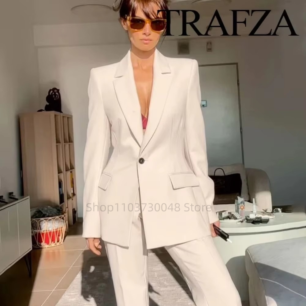 Women'S Formal Wear Suit - Moda Ofis Bayanlar Blazer ve Pantolon