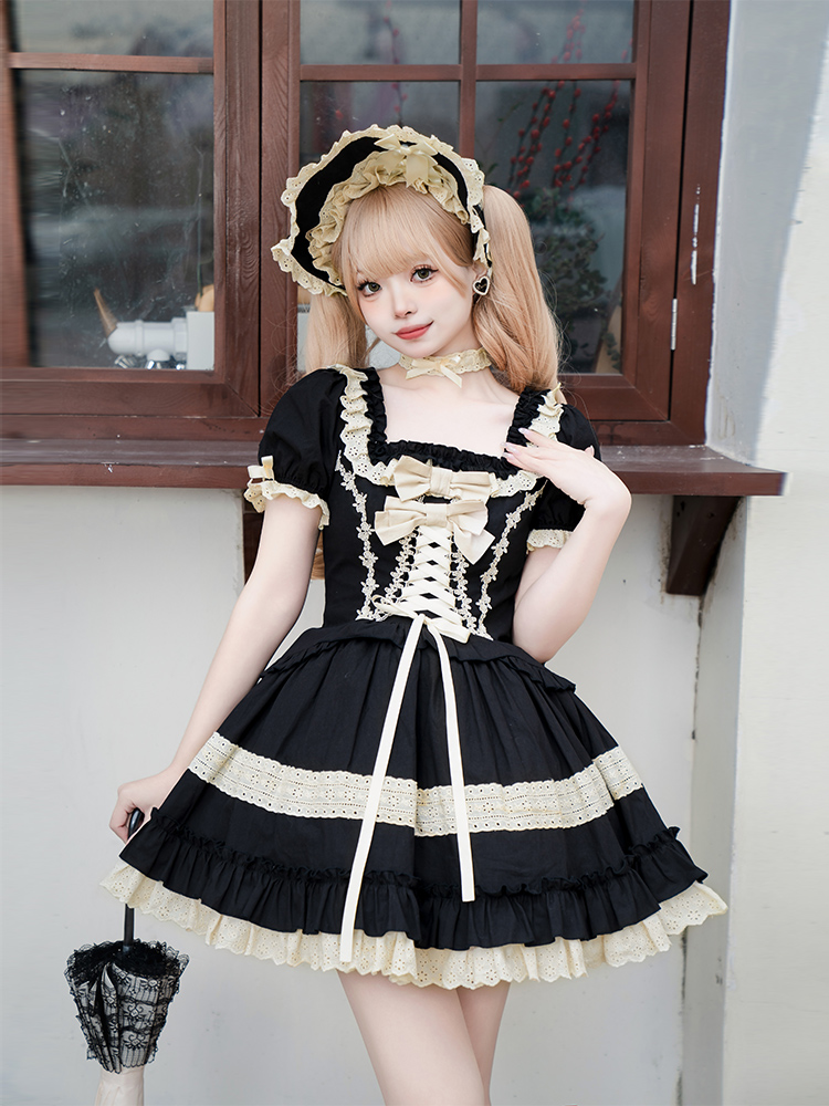 Japon tatlı Lolita Op elbise k - Victorian Women'S Formal Wear incelemesi ve fiyatı