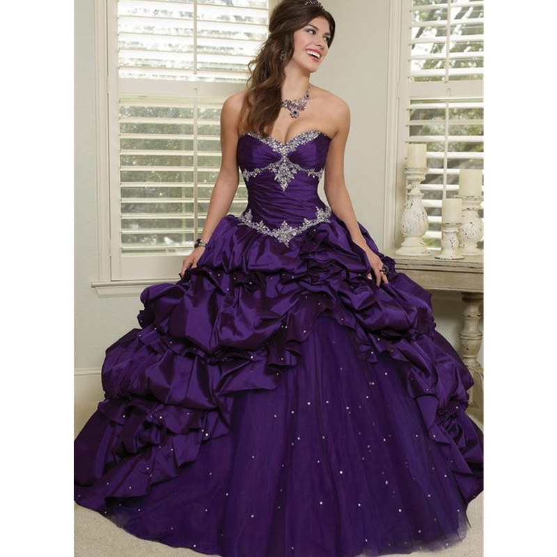 Gotik Mor Gelinlik Kristaller  - Women'S Gothic Formal Wear incelemesi ve fiyatı